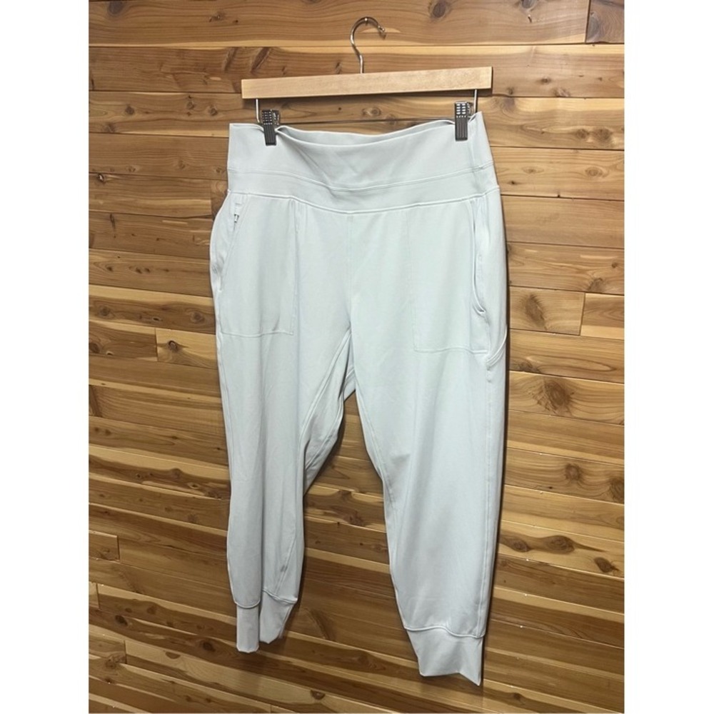 Athleta Womens Salutation Jogger Light Green High Rise Pockets Size Large Petite - Picture 2 of 11